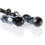 Spartacus Beaded Nipple Clamps with Tweezer Tip, Black