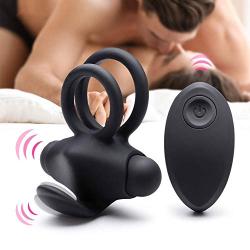 Asdfger T-Shirt Vibrating Cock Rings Remote Control Vibrators Vibes Stimulators Toys Things for Men, Women and Couples