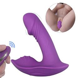 Labibing Wearable C-lǐtorǐs Mássager Toy Remote Vibradores Small for Women G Spotter Vǐbrant Toy Powerful with 9 Frequency Speeds Labibing (Color : Purple)