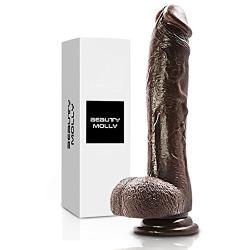 Beauty Molly Superior 8 Inch Realistic Dildo With Suction Cup anal sex toys, 11.8 Ounce