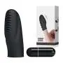 Finger Sleeve Fingering Vibrtor Silicone Finger Vibe Mini Body Massager - Black Finger Sleeve Fingering Vibrtor Silicone Finger Vibe Mini Body Massager - Black
