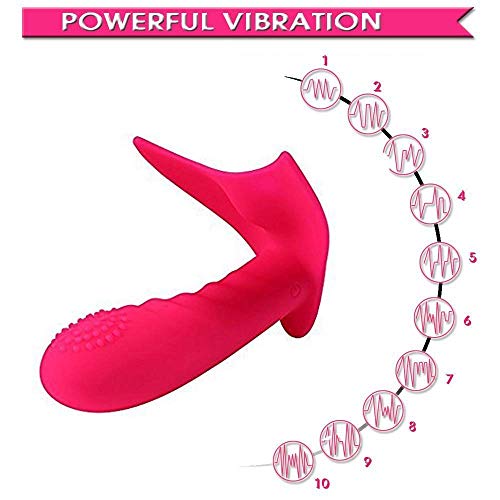 Eletric Vibrator Wireless Handheld Wand Massager Waterproof with Remote Soft Silicone, USB Rechargeable, Powerful but Quiet, Gift for Girlfriend (Rose Pink)
