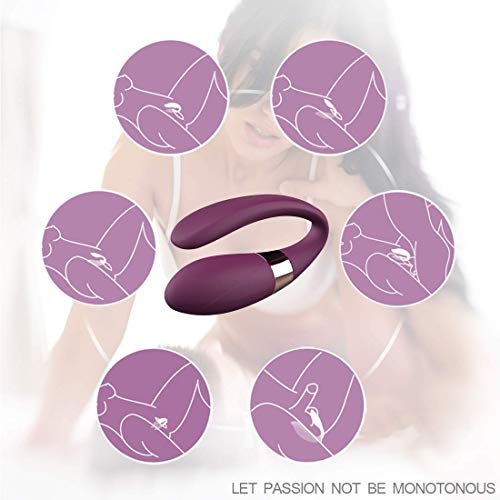 TYSJCSY 7 Frequency U-Shape Couple Love Sti-mulation Promote Toys Sport Tool USB Rechargeable Silicone Couples Wand Massage