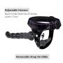 Strap on Dildo Wearable Sex Harness with 2 Removeable Dildo Realistic Penis for Female Masturbation SM Adult Sex Toys for Women Couples&Lesbian