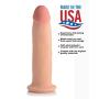 Usa Cocks Ultra Real Dual Layer Suction Cup Dildo Without Balls, 9 Inch