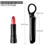 BOMBEX Bullet Vibrator - Lipstick Clitorial Vibrator - Personal Massagers with 12 Modes, Rechargeable & Cordless Adult Toys for Women and Men,Black … (Small)