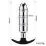 LLFX Smooth and Cozy Metal Anàl Plug with Silicone Base Watertight and Easy to Clean Females Massage Toys Backpack