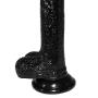 TTQQJJ 7 Inch with Suction Cup for Women - Black - Xiaoxueernianji1.1