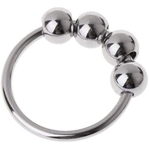 GUANGSHAN Stainless Steel Co~ck Pe~NIS Ring for Men Enhancer Prolong Séx Product