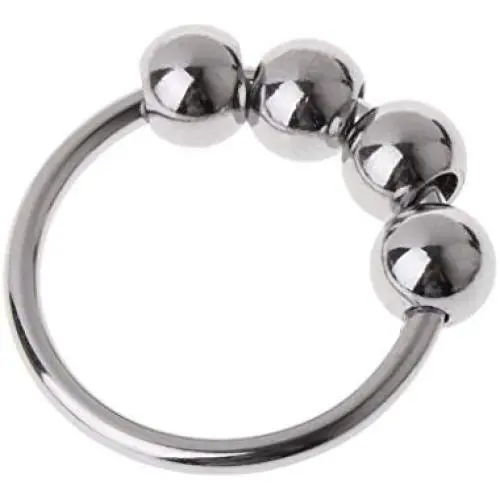 GUANGSHAN Stainless Steel Co~ck Pe~NIS Ring for Men Enhancer Prolong Séx Product