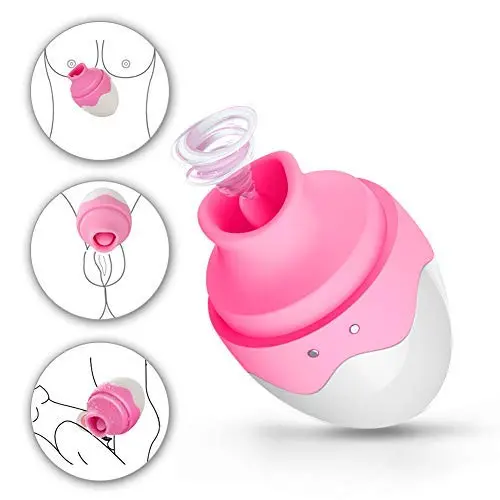 Clitoral Tongue Vibrator, Alona Sensitive Teasing Toy for Women with 7 Vibration Modes, Discreet Egg Shape Licking Vibrator for Travel Clitoral Tongue Vibrator, Alona Sensitive Teasing Toy for Women with 7 Vibration Modes, Discreet Egg Shape Licking Vibrator for Travel
