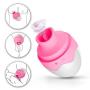 Clitoral Tongue Vibrator, Alona Sensitive Teasing Toy for Women with 7 Vibration Modes, Discreet Egg Shape Licking Vibrator for Travel