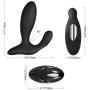 Utimi Butt Plug Anal Sex Toys Prostate Massager Waterproof Anal Vibrator Rechargeable with Remote Control Adult Sex Toys for Men or Women