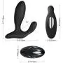 Utimi Butt Plug Anal Sex Toys Prostate Massager Waterproof Anal Vibrator Rechargeable with Remote Control Adult Sex Toys for Men or Women