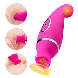 Sucking Vibration [Suction + Vibration] Vibe 12 Types USB Silent Waterproof Pattern (Purple) [Adult]ess Sucker sexuels vibrartor