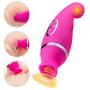 Clitorials Sucking Stimulator Vibrate Toy Oral Tongue Simulation, Waterproof 12 Frequency Sucking Vibration Wand, Adullt Toys Six Toy for Women Thrusting