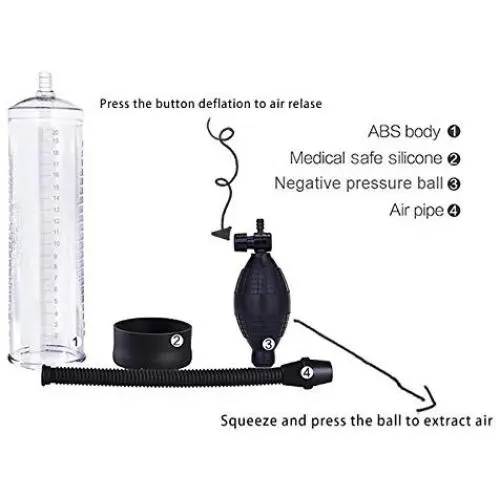Male Enlarge Massager Pump En-larg-ement Extender Pumps Enlargers Extension Men FYQ-2