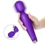 Small Wand Vibrator - Handheld G-Spot Vibrator Vibrating Stick Stimulator with 10 Magical Vibration Modes, Waterproof and Rechargeable, Anal Massager G-Spot Adult Sex Toy Couple Flirting Small Wand Vibrator - Handheld G-Spot Vibrator Vibrating Stick Stimulator with 10 Magical Vibration Modes, Waterproof and Rechargeable, Anal Massager G-Spot Adult Sex Toy Couple Flirting