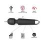 Wand Massager with 20 Vibration Modes, Rechargeable Wireless Compact,Waterproof, Neck Shoulder Back Body Massage, Sports Recovery & Muscle Aches