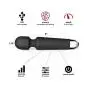 Wand Massager with 20 Vibration Modes, Rechargeable Wireless Compact,Waterproof, Neck Shoulder Back Body Massage, Sports Recovery & Muscle Aches
