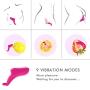 Wireless Rechargeable Mini Finger Sucking Massager with 10 Strong Vibration Hands Free USB Waterproof Massage Wand for Neck Foot Shoulder -U Shape Toy