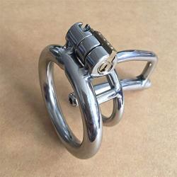 QJFZC-Chástí-ty Beít Cǒck Lock Stainless Steel Metal Men Hypoallergenic Ergonomic Design Chasteness Device Anti-Off T-Shirt Belt - 55 (Size : 50mm)