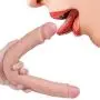 FST Extra Long Double Head Dildo Flexible Penis Realistic Dildos Female Masturbation G Spot Vaginal Anus Stimulate Anal Plug for Women Lesbian (Flesh Color) FST Extra Long Double Head Dildo Flexible Penis Realistic Dildos Female Masturbation G Spot Vaginal Anus Stimulate Anal Plug for Women Lesbian (Flesh Color)