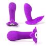 Wireless Remote Anal Plug Male Prostate Massager with 10 Vibration Modes,Waterproof Anal Sex Toys Vibrator for Men & Women and Couple Play Fun (Purple)