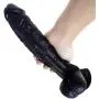 HYLHYL5-F Pěggìng Stràp ón, Huge Big Size Ultra-Soft Long Thick Ergonomic Designed Stick Double Skin-Safe Silicone Material for Women Black PVC Material Overall Length: 29cm/11.4in HYLHYL5-F Pěggìng Stràp ón, Huge Big Size Ultra-Soft Long Thick Ergonomic Designed Stick Double Skin-Safe Silicone Material for Women Black PVC Material Overall Length: 29cm/11.4in