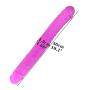 Fistsunbook 18in Douable Dǒng Headed Dual Sided Massager for Women Double Pleasure Purple PVC Toy fistsunbook