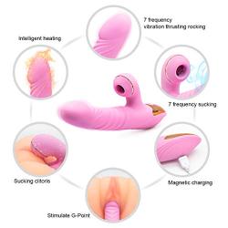 Female 7 Speed Realisti T-hrusting Novelty G S-Po-tter Sucking&Licking Rabbit Vibebrator Toy for Women&Couples Waterproof Whisper Quiet