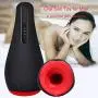 Masturbation Toy Real Oral Sex Sucking for Man Masturbators Male Suction Cup Electric Powerful Vibration Stroker Hands Free Masturbation for Men Adult Toy