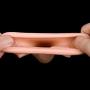Penis Enlargement Sleeves Colossus Realistic Cock Girth Enhancer Penis-extender Sleeve Penis-extension Add On 1.6" 35% Bigger Soft Penis Couple Fun Toy