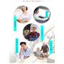 Health Manual Magnetic Massage Ball Hammer Back Meridian Tapping Massage Stick Rod Waist Leg Foot Arm Joint Neck Portable Best Gift Household Brown