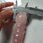 lgw crystal Natural Quartz Massage Wand.Rose Quartz Massage Wand. Obsidian Massage Wand (Rose Quartz)