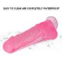 Full 11 Inch Real Silicone with Strong Cup - Pink - Lianyaoshi1.1