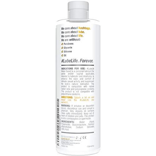 #Lube Life Lube Life Water Based Personal Lubricant, 12 Ounce Lube for Men, Women and Couples, 12 Fluid Ounce