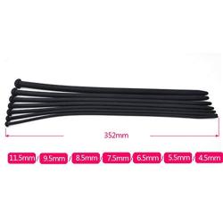 Binpure Adult Silica Gel Urethral Stretching Bladder Toys Stimulate Relaxing Toys Hand Vibrating (Dia 7.5mm, Black)