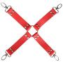 kanersty 10Pcs Adjustable Faux Leather Bondage Kit Adult Sex Toys Handcuffs Nipple Clips