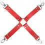 kanersty 10Pcs Adjustable Faux Leather Bondage Kit Adult Sex Toys Handcuffs Nipple Clips