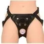 Perfect Size Dual Size Double Stráp ǒn Hárness Stráp ǒns Funny Toys for Lésbián Pants Stráp ǒn Strapless Black