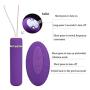 Wireless 15 Frequency Quiet Waterproof bgffdgfbdbdbd Silicone Love Eggs for Women and Couple Mini Bullet Eggs bdbgfgfbdf (Color : Purple)