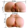 [ 5 in 1 ] Best Milf Ass Male Sex Toy for Men, Lifelike Lifesize Doll, Adult Masturbator for Masturbation, Vibrating Cock Ring, 1 Sex Lube, 1 Sex Toy Cleaner, 1 Boob Squeeze Ball …