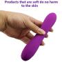 Dayloveme Wireless Wand Massager, Waterproof Powerful Mini Cordless Wand Massaging with 7 Vibrations, Silicone Compact USB Rechargeable Power Massager