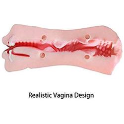 UGXYP Lifelike 2 in 1 Manual Control Soft Male Mastubration Cup Artificial Real Pussy Male Air-Sucking Toys for Him Sexy Underwear Toys for Men T Shirt