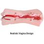 UGXYP Lifelike 2 in 1 Manual Control Soft Male Mastubration Cup Artificial Real Pussy Male Air-Sucking Toys for Him Sexy Underwear Toys for Men T Shirt