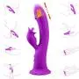 Thrusting Tongue Vibrator with Powerful Thrusting Actions 10 Vibration Modes for G Spot Clitoris Stimulation, UTIMI Waterproof Dildo G-spot Vibrator Personal Sex Toy for Women, Rechargeable Purple Thrusting Tongue Vibrator with Powerful Thrusting Actions 10 Vibration Modes for G Spot Clitoris Stimulation, UTIMI Waterproof Dildo G-spot Vibrator Personal Sex Toy for Women, Rechargeable Purple