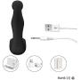 ROWAWA Prostate Massaging Toy Rechargeable and Waterproof Vibrating Butt Anal Plug Prostate Vibrator for Men, Black, 7.04 Ounce