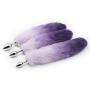 MIUNIKO Sexy Fetish Anal Tail Butt Plug Bondage BDSM Restraint Kit for Couples