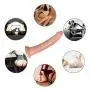 Realistic Dildo with Flared Suction Cup Base Bendable Penis Adult Sex Toy for Vaginal G-spot and Anal Play(Beige) Realistic Dildo with Flared Suction Cup Base Bendable Penis Adult Sex Toy for Vaginal G-spot and Anal Play(Beige)